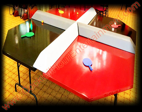 arcade game 4 player ping pong party rental