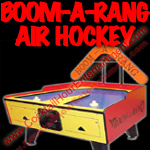 party rental boom-a-rang air hockey