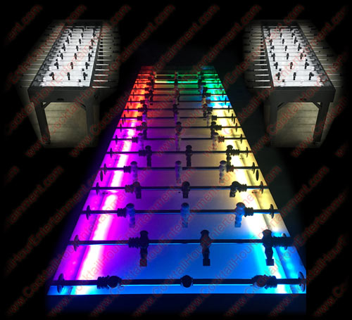 8 player lighted foosball