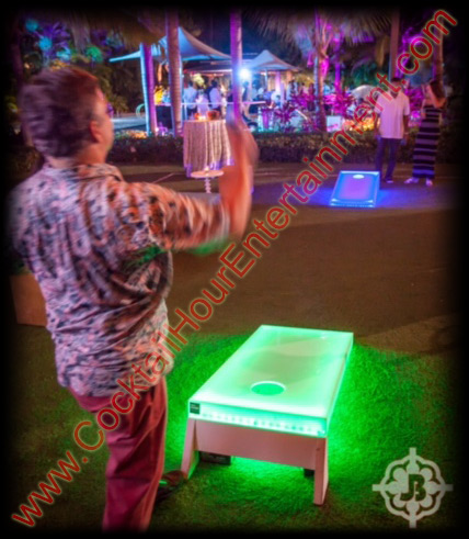 led cornhole